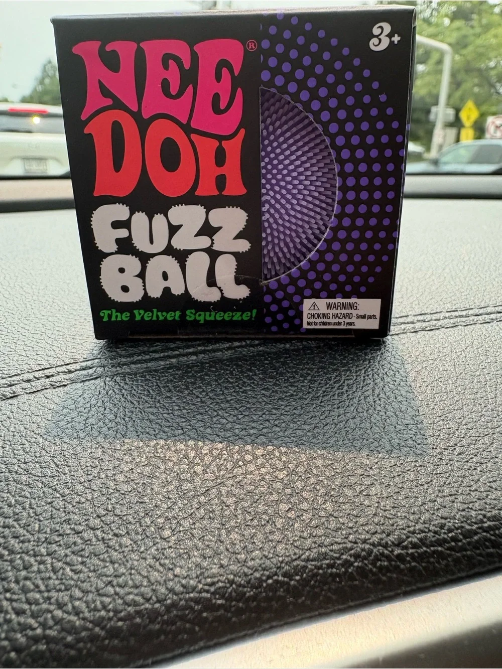 NEE DOH Fuzz Ball - Purple Velvet Squeeze